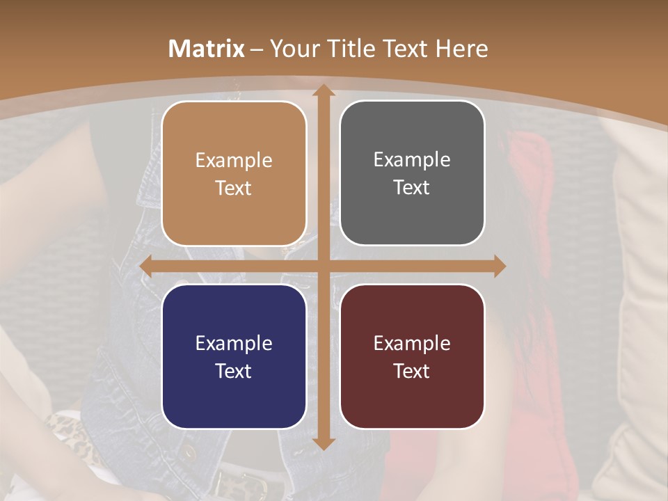 A Woman Sitting On A Couch With Her Legs Crossed PowerPoint Template