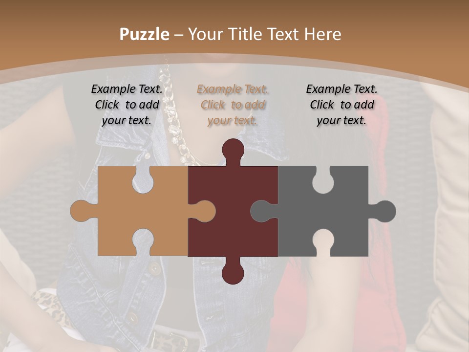 A Woman Sitting On A Couch With Her Legs Crossed PowerPoint Template