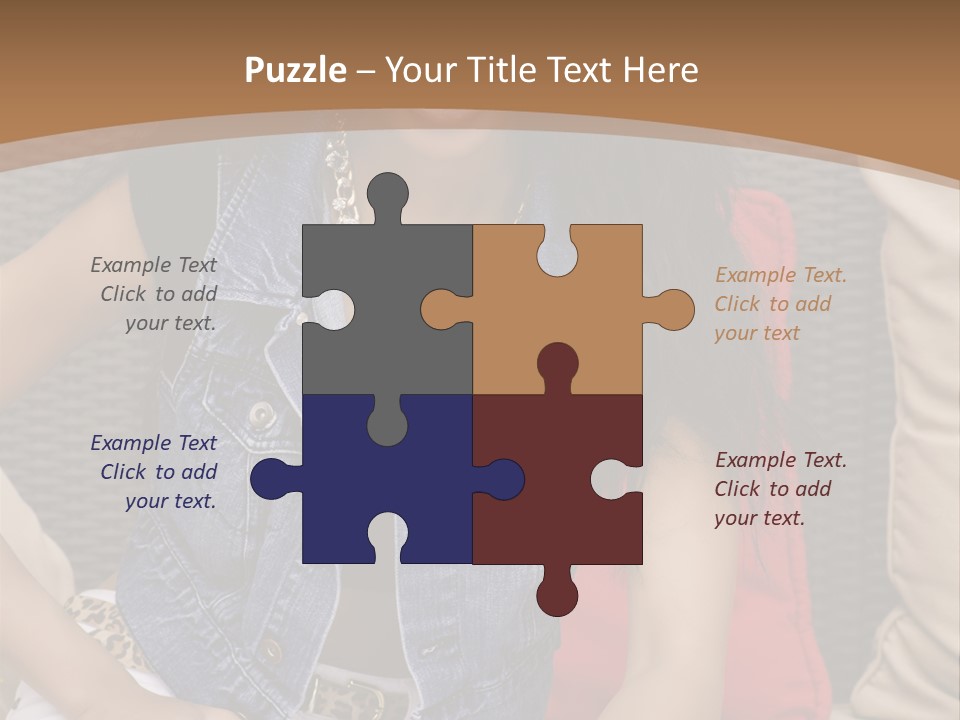 A Woman Sitting On A Couch With Her Legs Crossed PowerPoint Template