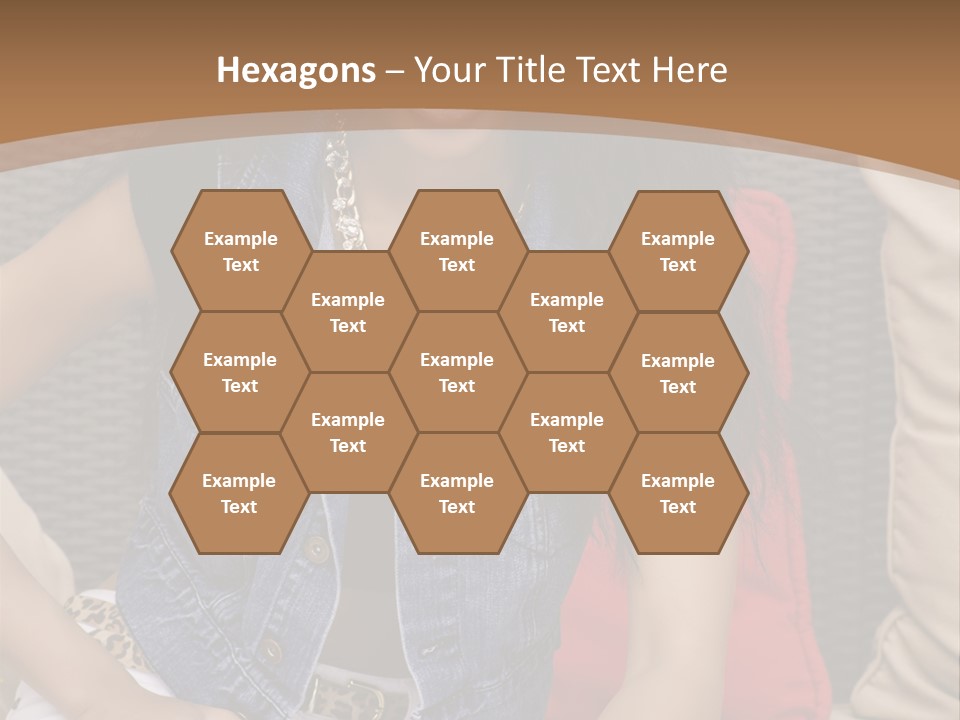 A Woman Sitting On A Couch With Her Legs Crossed PowerPoint Template