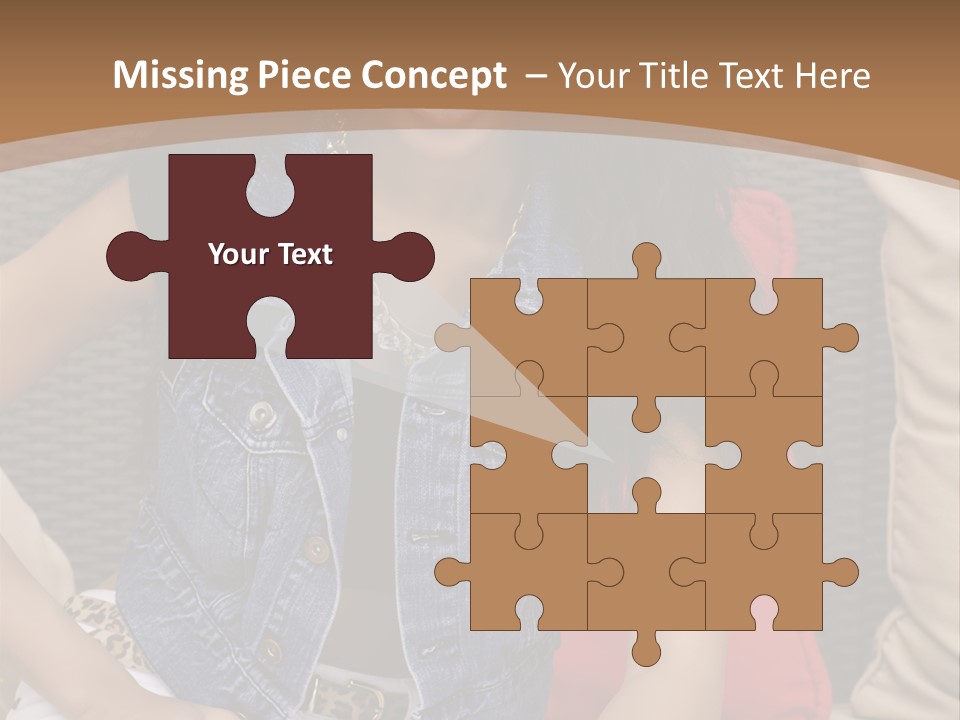 A Woman Sitting On A Couch With Her Legs Crossed PowerPoint Template