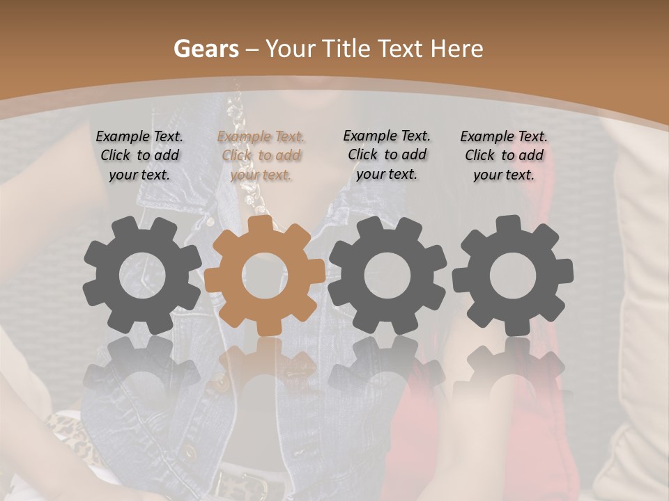 A Woman Sitting On A Couch With Her Legs Crossed PowerPoint Template