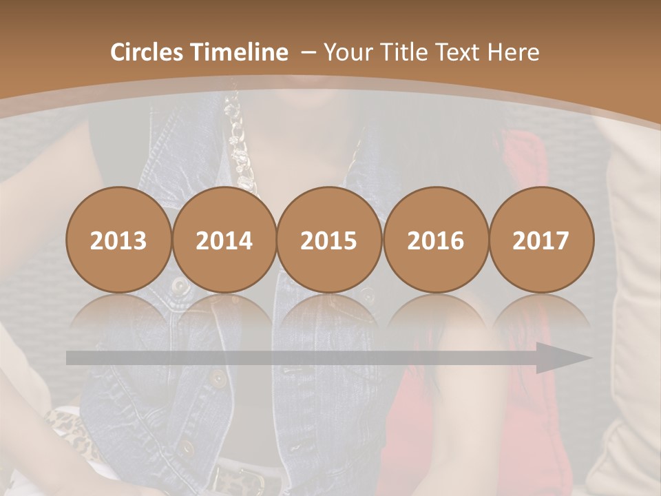 A Woman Sitting On A Couch With Her Legs Crossed PowerPoint Template