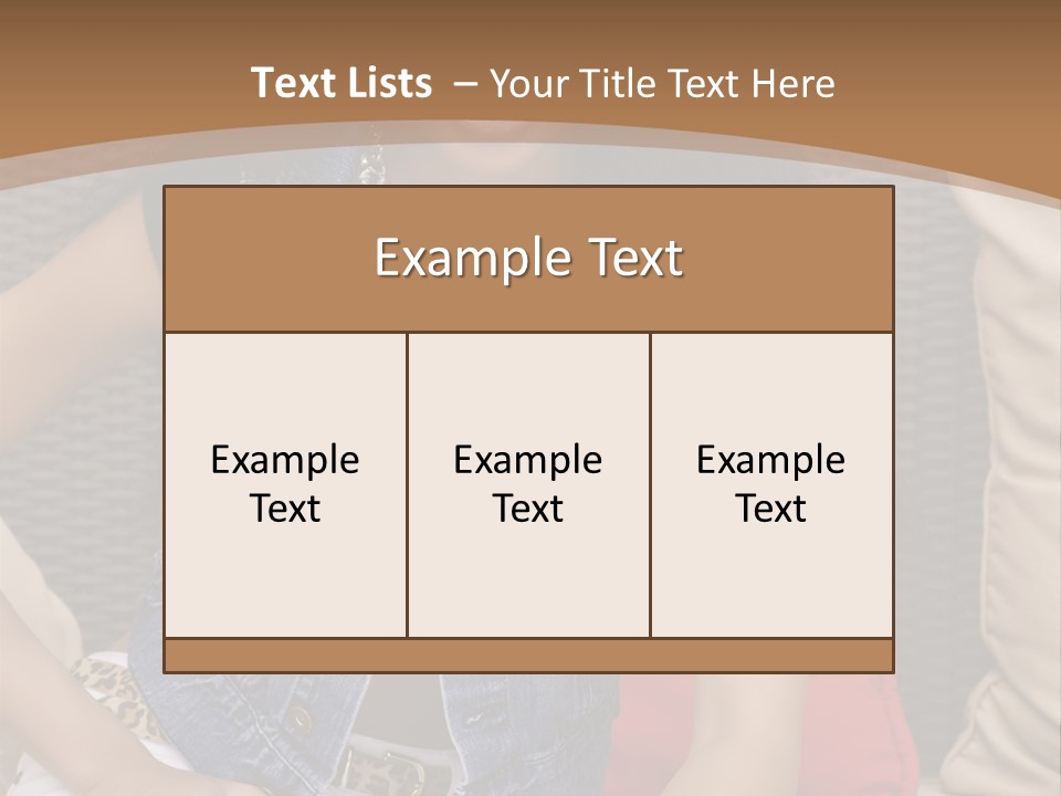 A Woman Sitting On A Couch With Her Legs Crossed PowerPoint Template