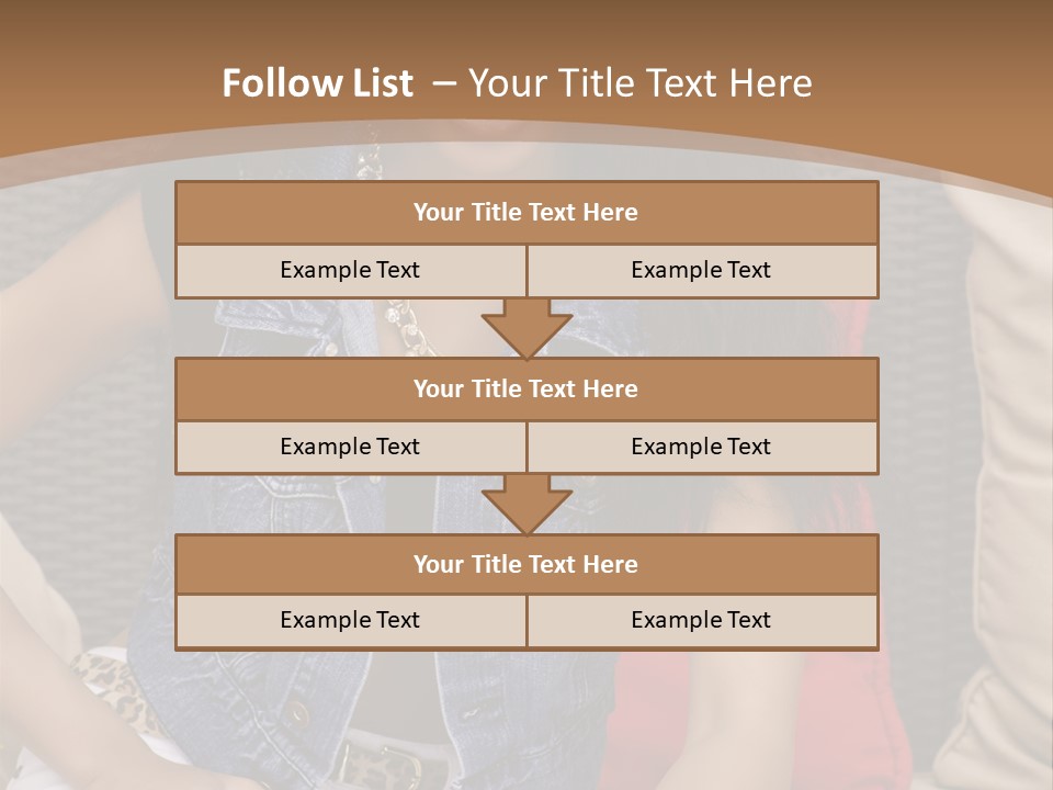 A Woman Sitting On A Couch With Her Legs Crossed PowerPoint Template