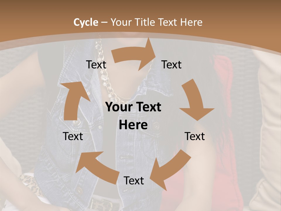 A Woman Sitting On A Couch With Her Legs Crossed PowerPoint Template