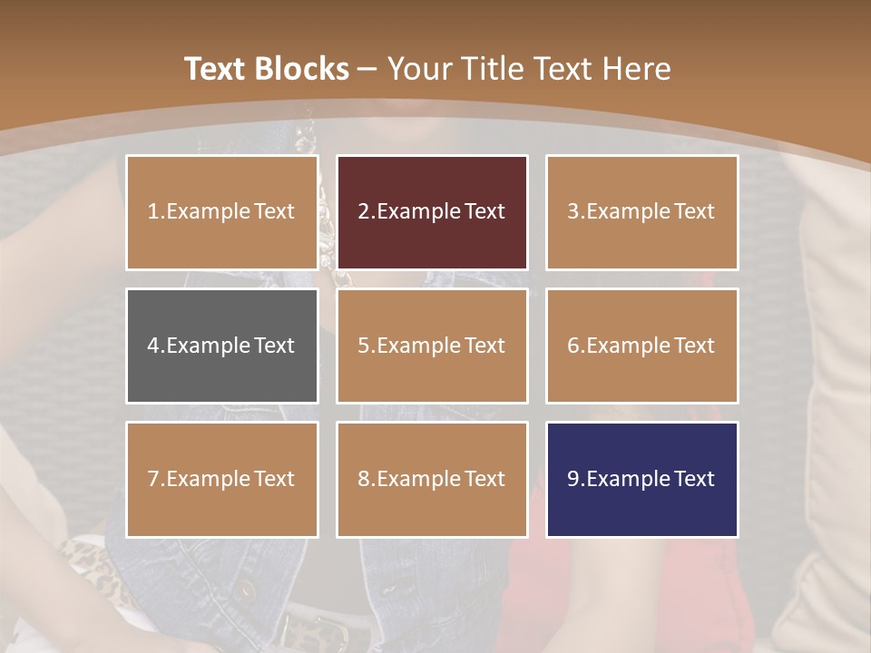 A Woman Sitting On A Couch With Her Legs Crossed PowerPoint Template