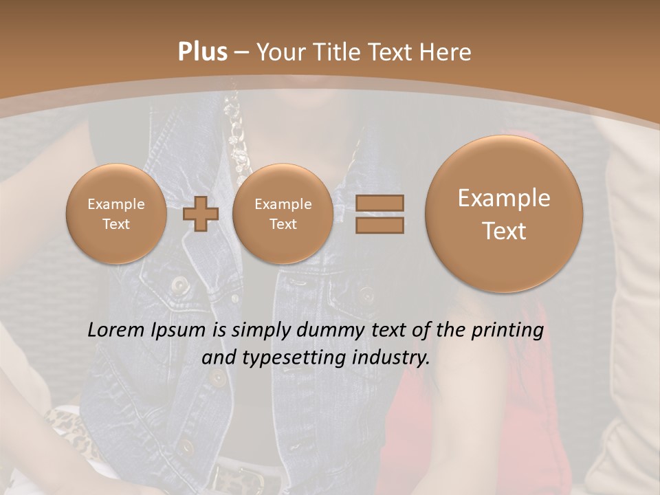 A Woman Sitting On A Couch With Her Legs Crossed PowerPoint Template