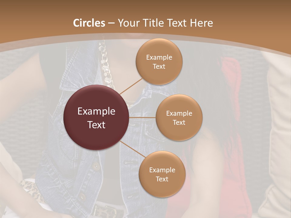 A Woman Sitting On A Couch With Her Legs Crossed PowerPoint Template