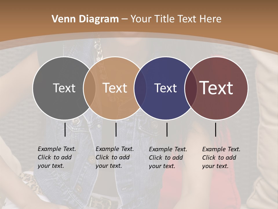 A Woman Sitting On A Couch With Her Legs Crossed PowerPoint Template