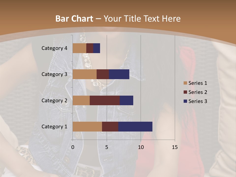 A Woman Sitting On A Couch With Her Legs Crossed PowerPoint Template