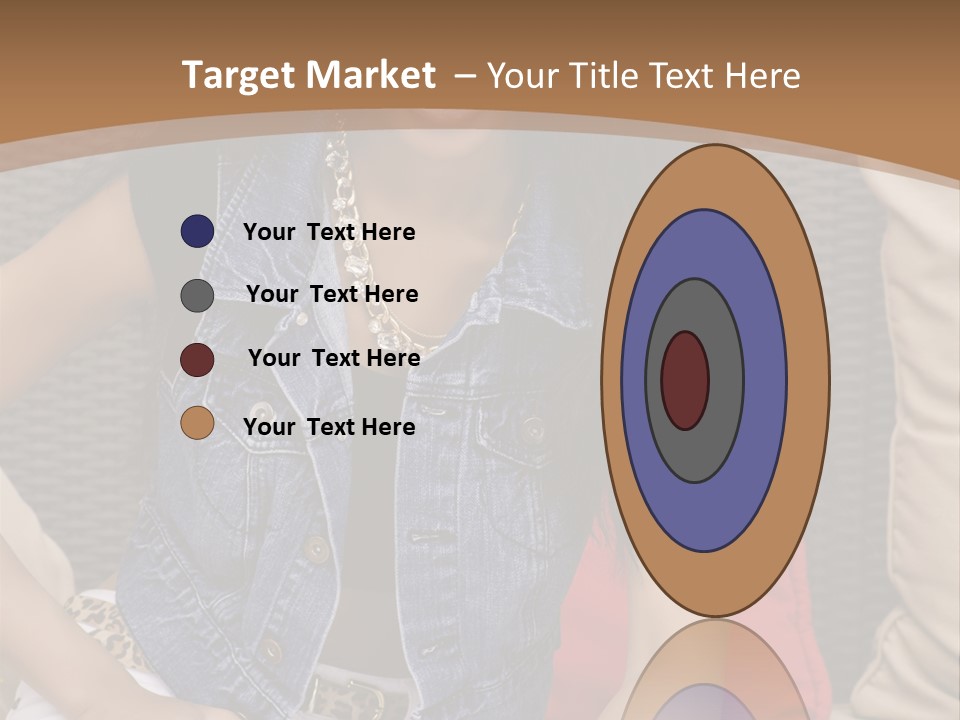 A Woman Sitting On A Couch With Her Legs Crossed PowerPoint Template