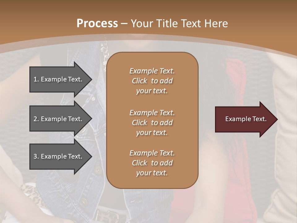 A Woman Sitting On A Couch With Her Legs Crossed PowerPoint Template
