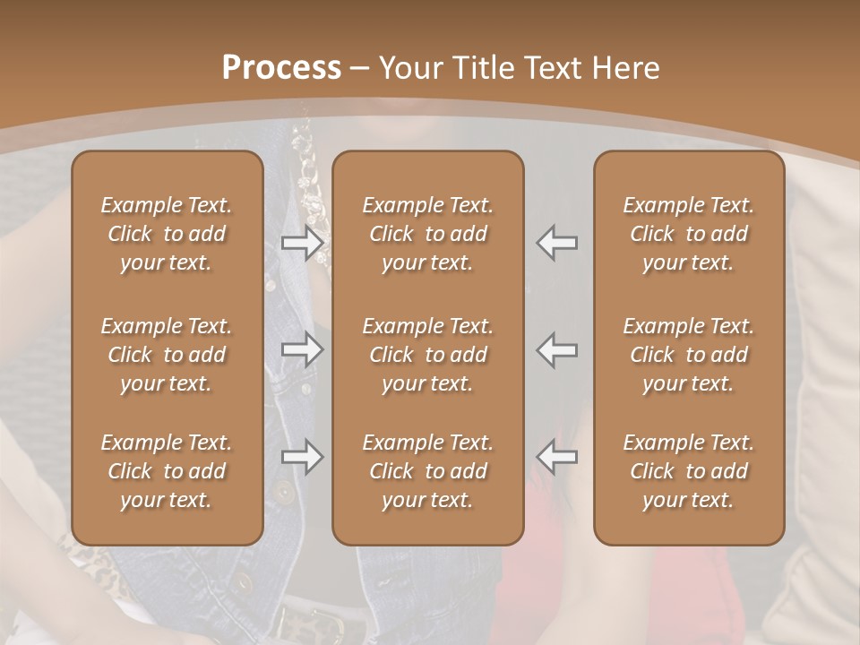A Woman Sitting On A Couch With Her Legs Crossed PowerPoint Template