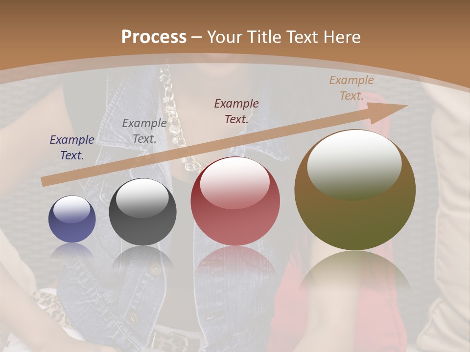 A Woman Sitting On A Couch With Her Legs Crossed PowerPoint Template