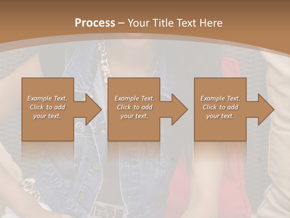 A Woman Sitting On A Couch With Her Legs Crossed PowerPoint Template