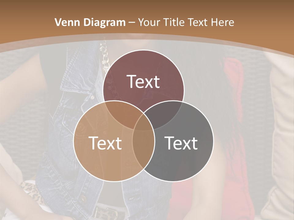 A Woman Sitting On A Couch With Her Legs Crossed PowerPoint Template