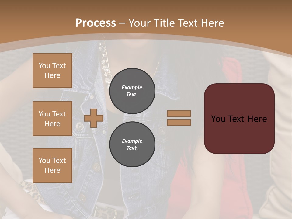 A Woman Sitting On A Couch With Her Legs Crossed PowerPoint Template