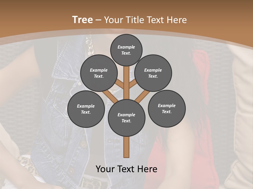 A Woman Sitting On A Couch With Her Legs Crossed PowerPoint Template