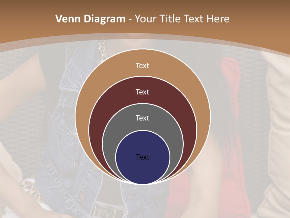A Woman Sitting On A Couch With Her Legs Crossed PowerPoint Template