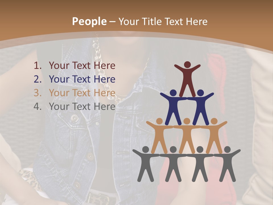 A Woman Sitting On A Couch With Her Legs Crossed PowerPoint Template