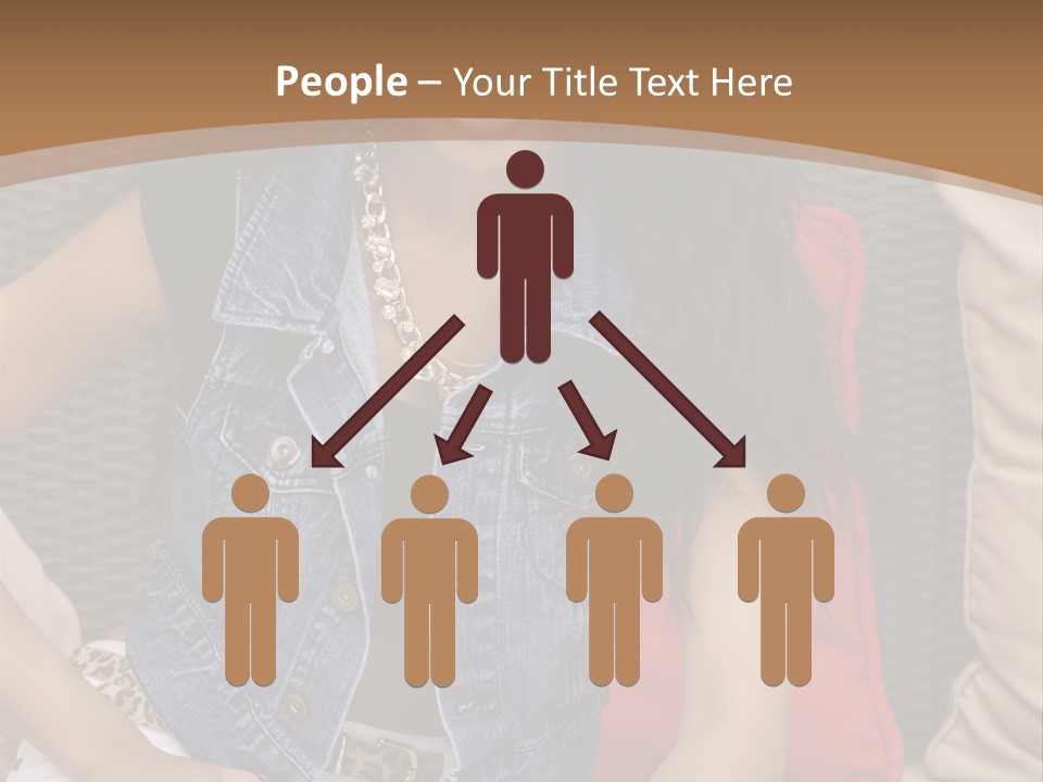 A Woman Sitting On A Couch With Her Legs Crossed PowerPoint Template