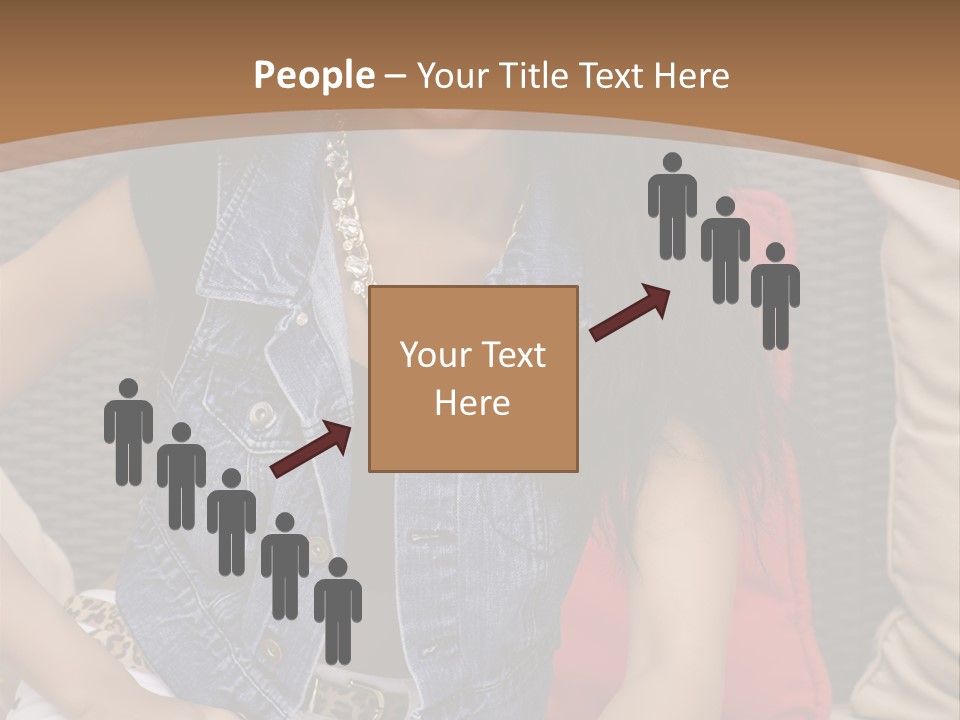 A Woman Sitting On A Couch With Her Legs Crossed PowerPoint Template