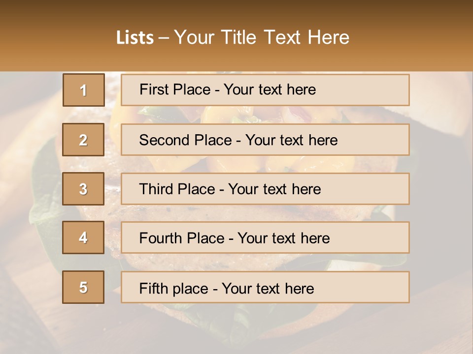 A Chicken Sandwich With Cheese And Lettuce On A Wooden Cutting Board PowerPoint Template