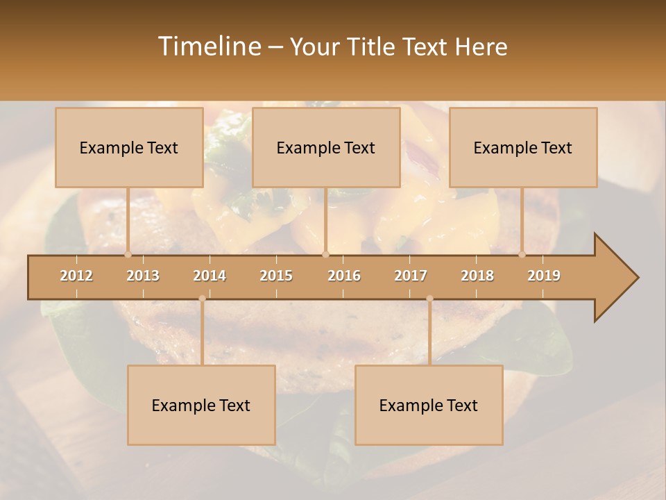 A Chicken Sandwich With Cheese And Lettuce On A Wooden Cutting Board PowerPoint Template