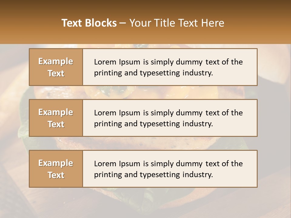 A Chicken Sandwich With Cheese And Lettuce On A Wooden Cutting Board PowerPoint Template