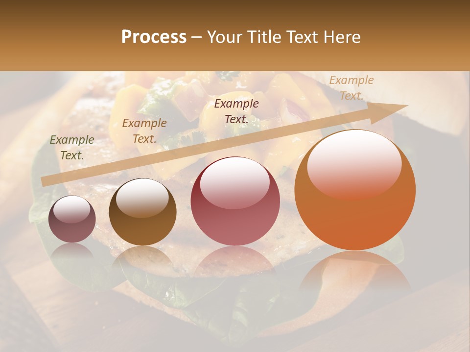 A Chicken Sandwich With Cheese And Lettuce On A Wooden Cutting Board PowerPoint Template