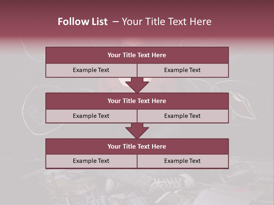 A Woman Sitting In Front Of A Blackboard With A Laptop PowerPoint Template