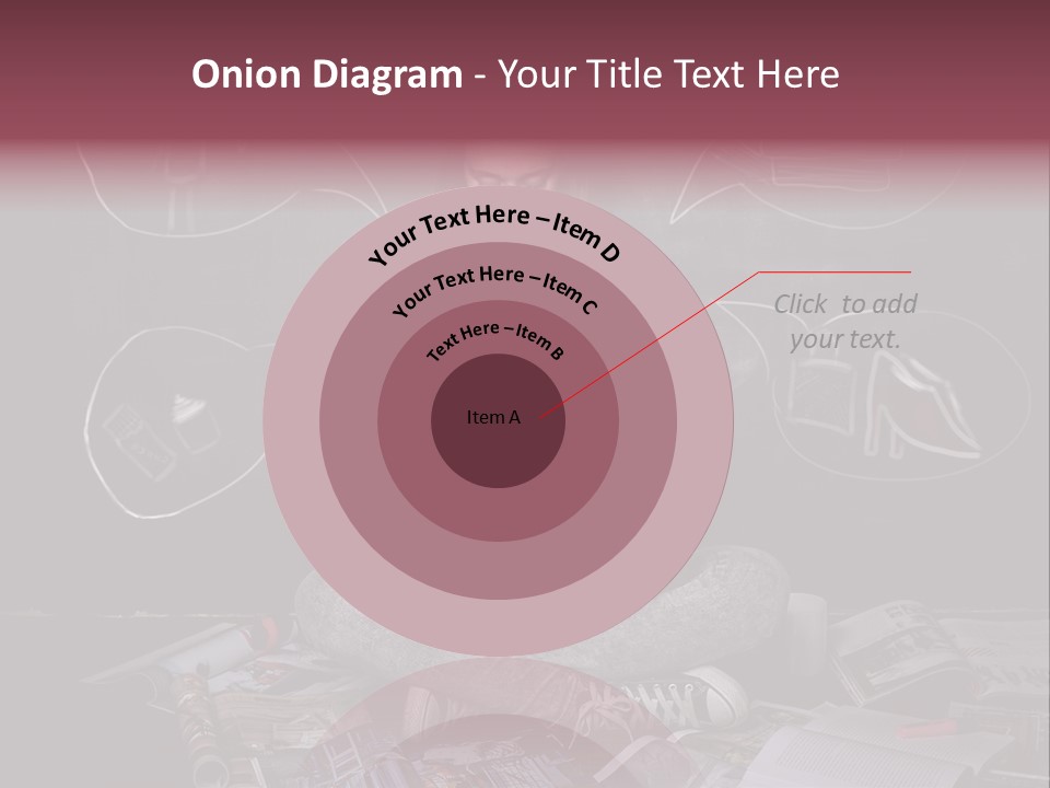 A Woman Sitting In Front Of A Blackboard With A Laptop PowerPoint Template