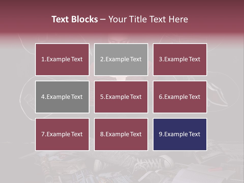 A Woman Sitting In Front Of A Blackboard With A Laptop PowerPoint Template