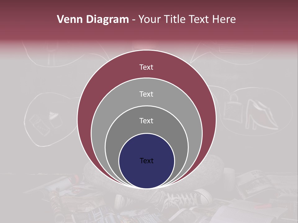 A Woman Sitting In Front Of A Blackboard With A Laptop PowerPoint Template