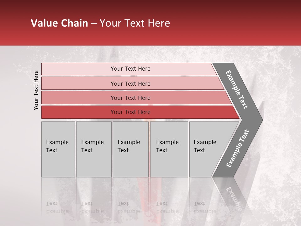 A Group Of Pencils With A Red Pencil In The Middle Of Them PowerPoint Template