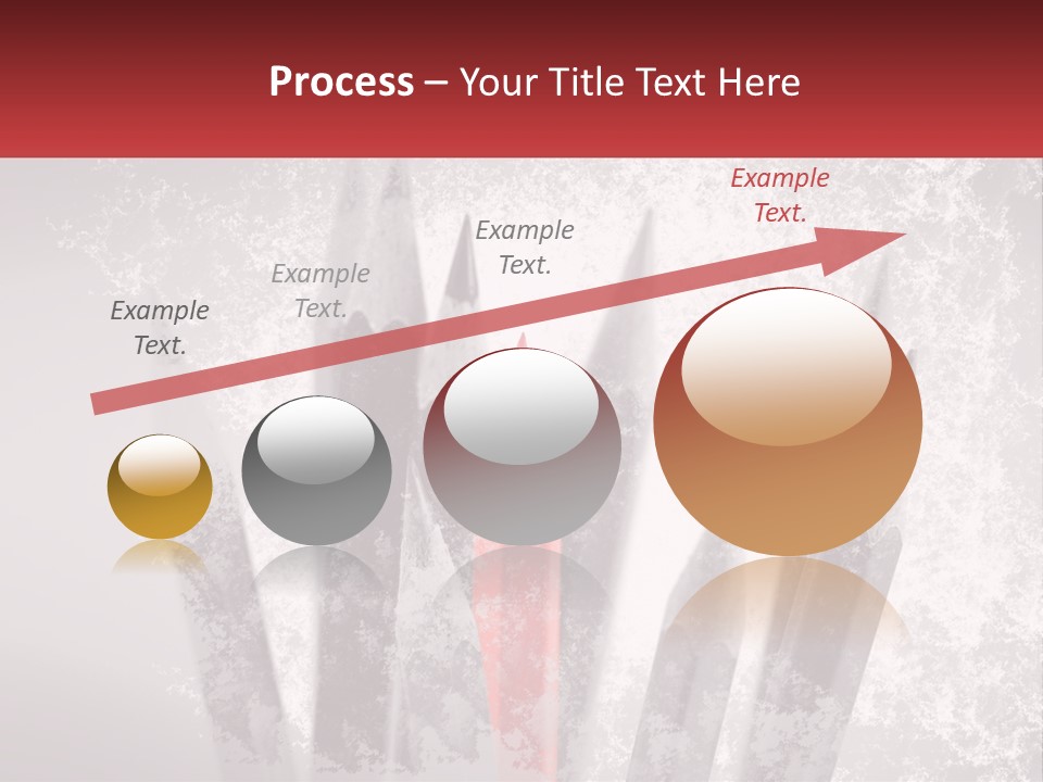 A Group Of Pencils With A Red Pencil In The Middle Of Them PowerPoint Template