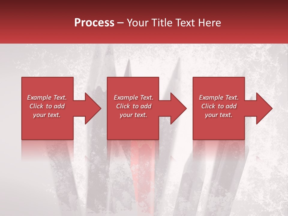 A Group Of Pencils With A Red Pencil In The Middle Of Them PowerPoint Template