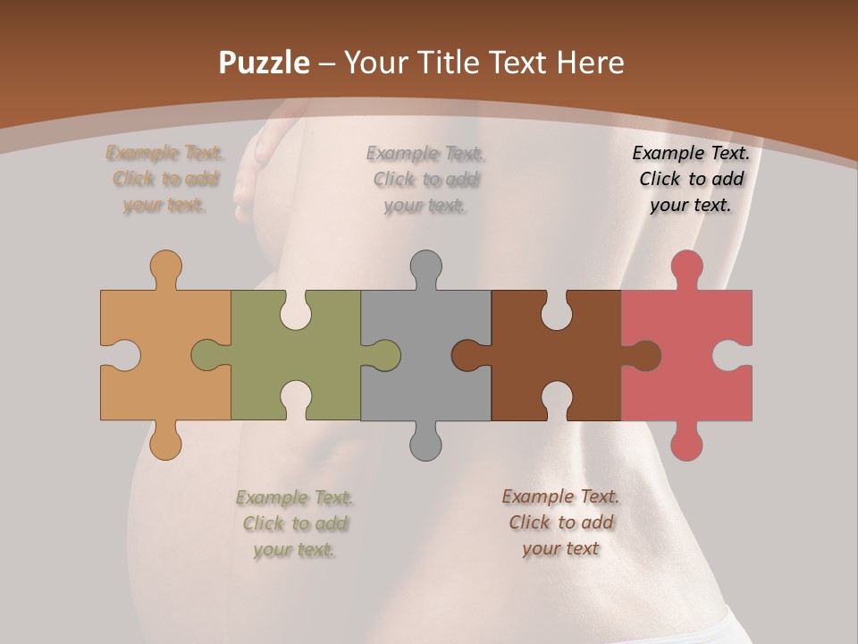 A Pregnant Woman In A White Panties Powerpoint Presentation PowerPoint Template