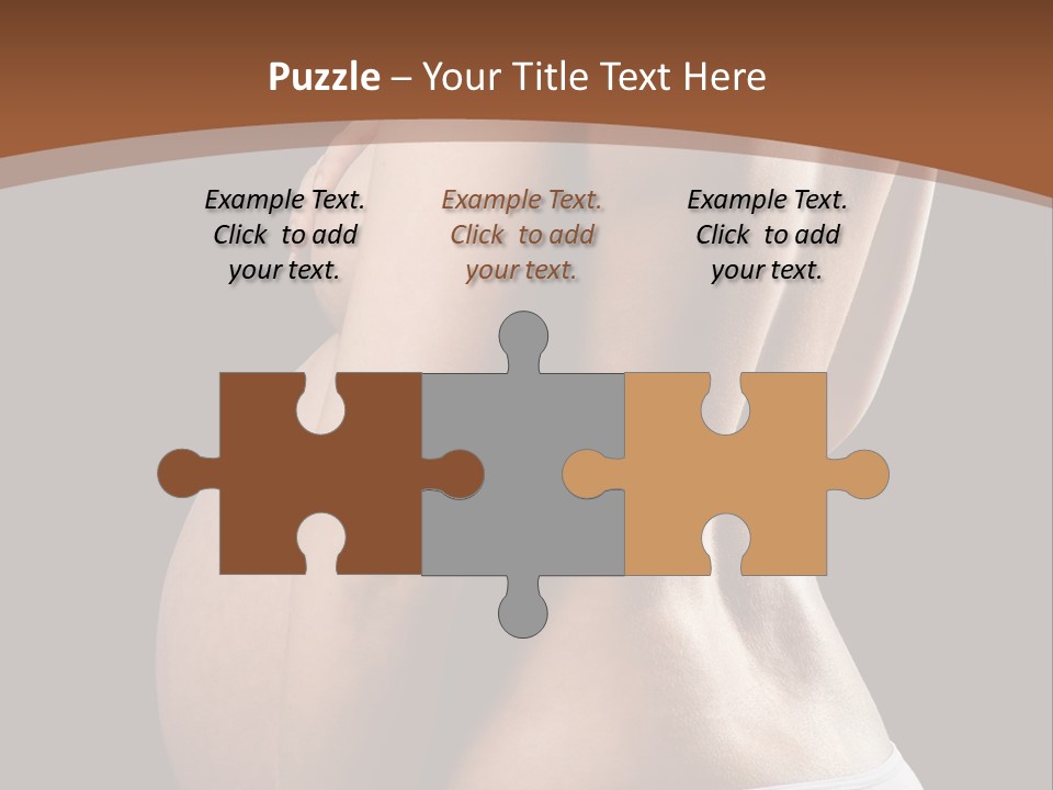 A Pregnant Woman In A White Panties Powerpoint Presentation PowerPoint Template