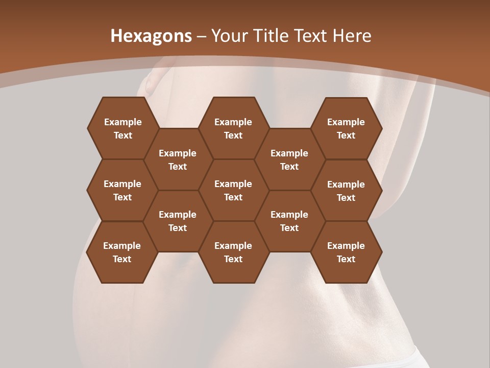 A Pregnant Woman In A White Panties Powerpoint Presentation PowerPoint Template