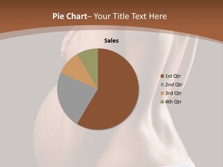 A Pregnant Woman In A White Panties Powerpoint Presentation PowerPoint Template