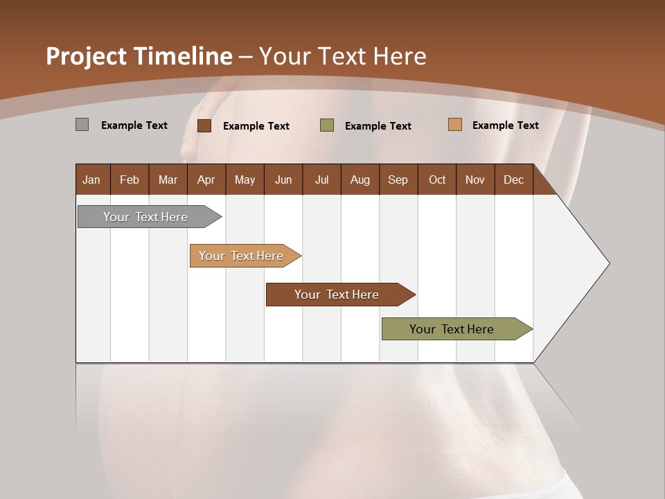 A Pregnant Woman In A White Panties Powerpoint Presentation PowerPoint Template