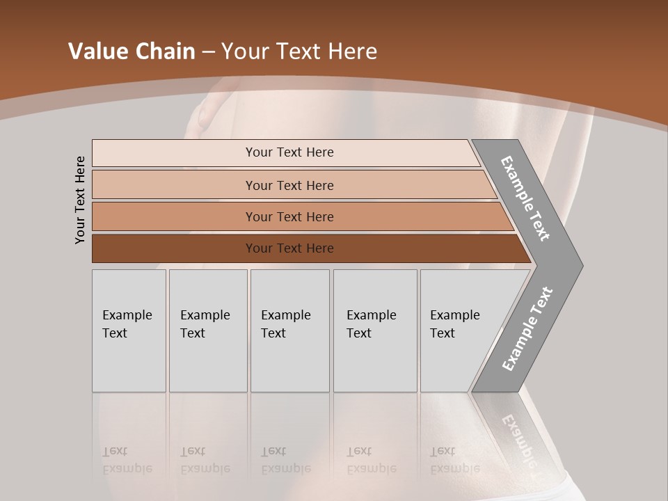 A Pregnant Woman In A White Panties Powerpoint Presentation PowerPoint Template