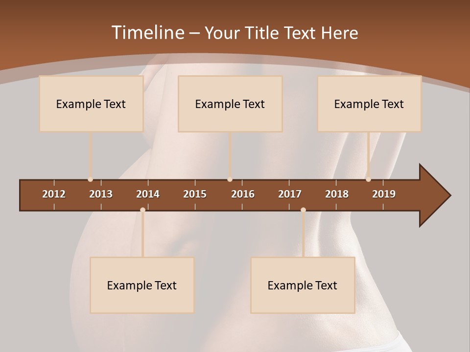 A Pregnant Woman In A White Panties Powerpoint Presentation PowerPoint Template