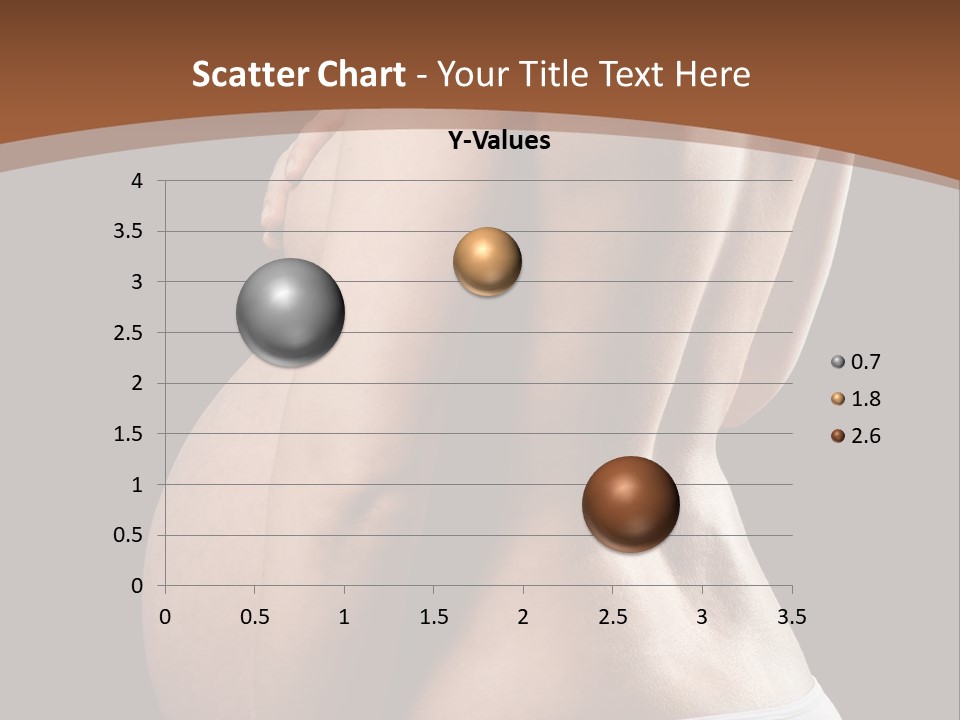 A Pregnant Woman In A White Panties Powerpoint Presentation PowerPoint Template