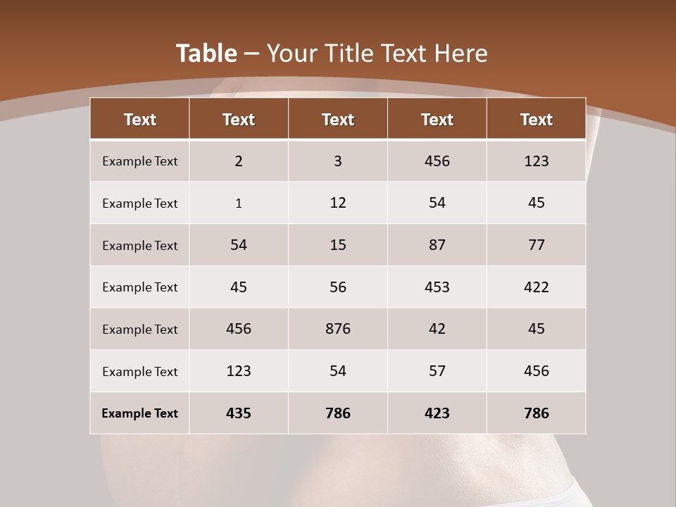 A Pregnant Woman In A White Panties Powerpoint Presentation PowerPoint Template