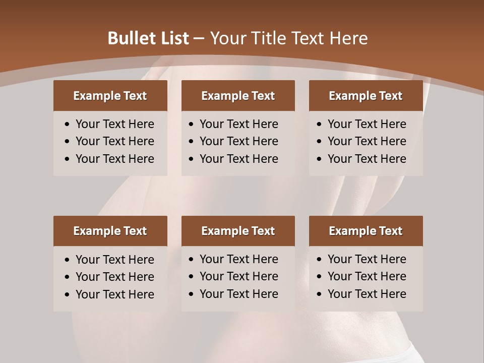 A Pregnant Woman In A White Panties Powerpoint Presentation PowerPoint Template