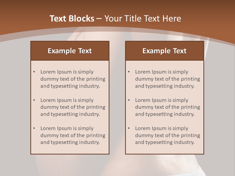 A Pregnant Woman In A White Panties Powerpoint Presentation PowerPoint Template