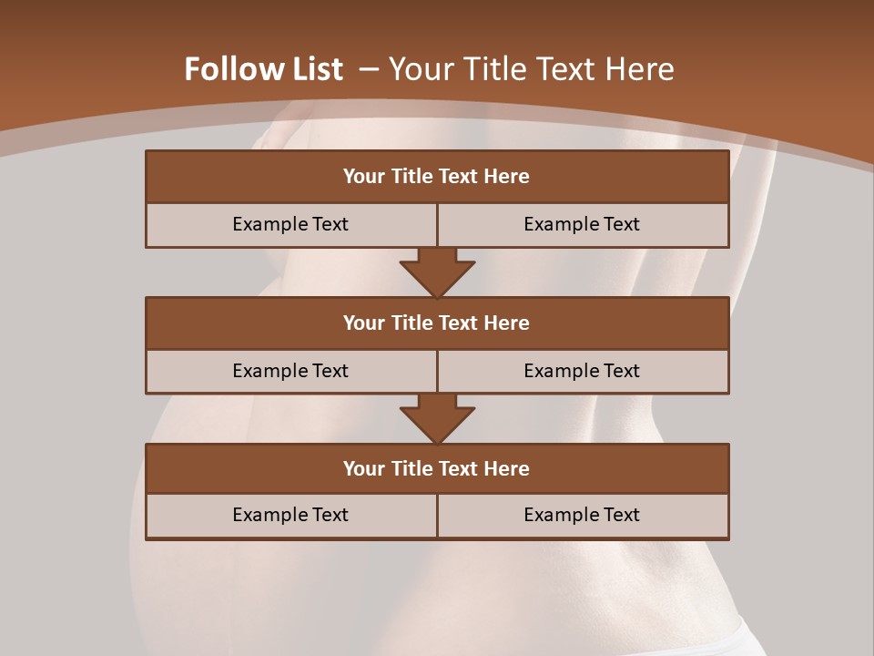 A Pregnant Woman In A White Panties Powerpoint Presentation PowerPoint Template